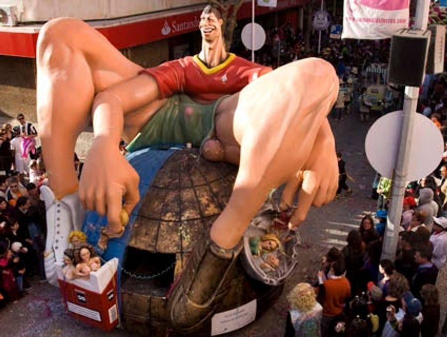 The Cristiano Ronaldo Float Is Not Shy About Its Manhood