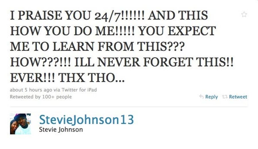 Steve Johnson's Dropped Pass Has Caused Him To Seriously Rethink His Devotion To A Higher Power