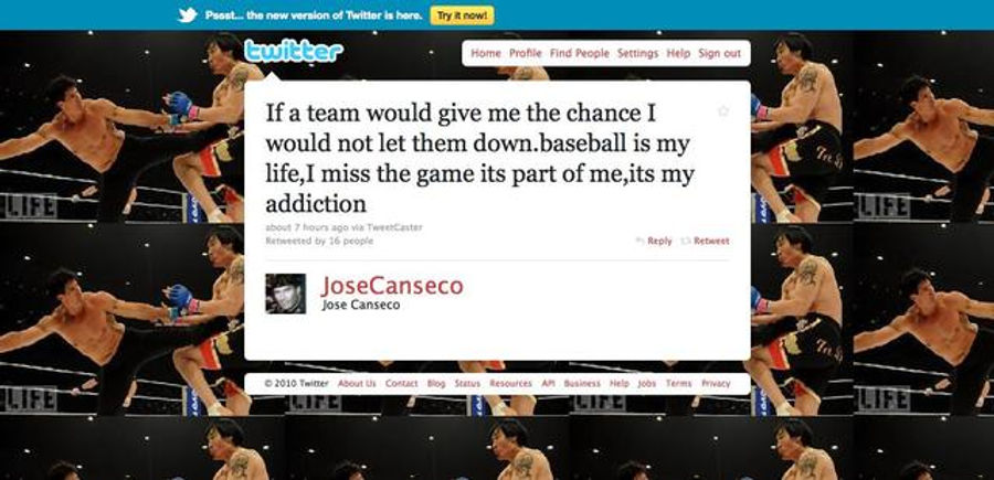 Jose Canseco Officially Entered The End Stages Of Desperation