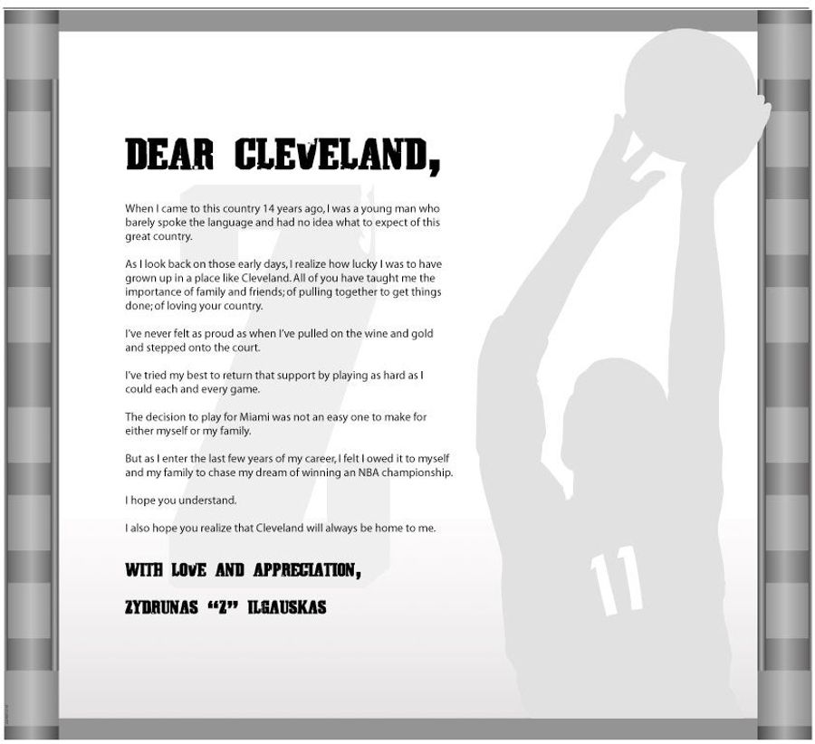 Miami Bound Cavs Star Thanks Cleveland Fans. Not <em>That</em> One, Obviously.