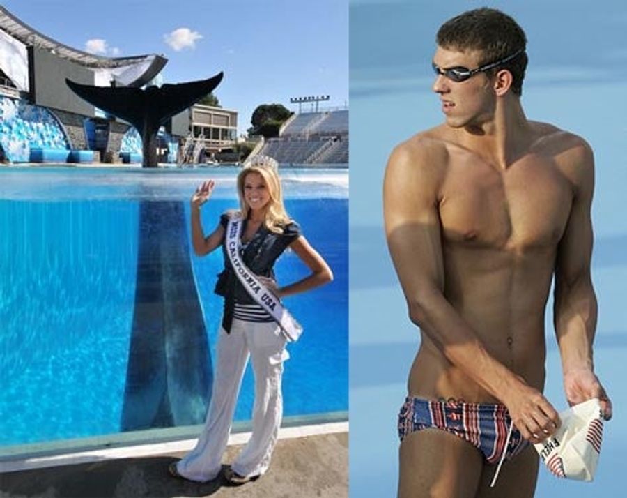Michael Phelps Finds Miss California Intellectually Stimulating