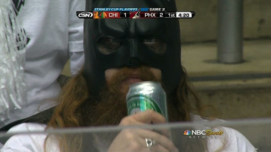 Bearded Batman Drinks Heineken, Probably Does Not Fight Crime