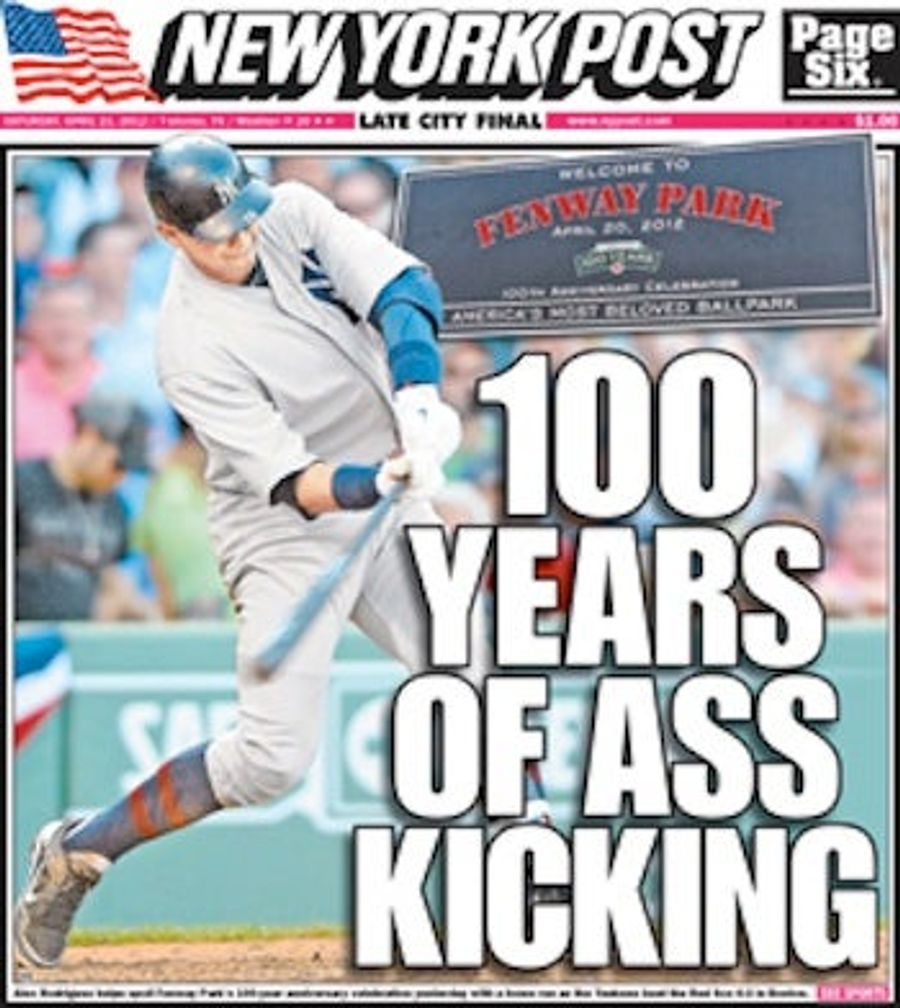 <i>New York Post</i> Front Page Kicks Nonsensical Ass