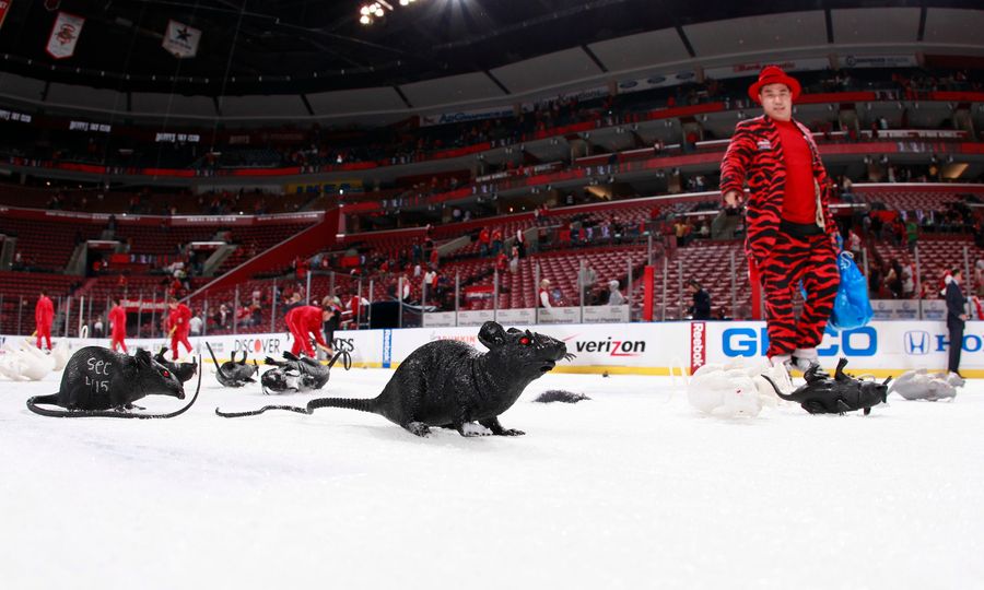 Panthers Somehow Blame Devils Fans For Ruining Rat-Throwing Tradition