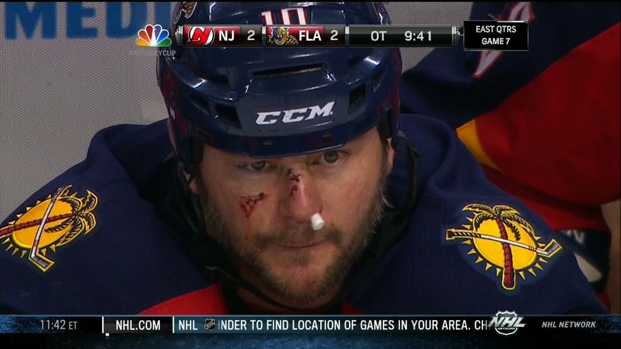 This Is The Face Of A Hockey Player
