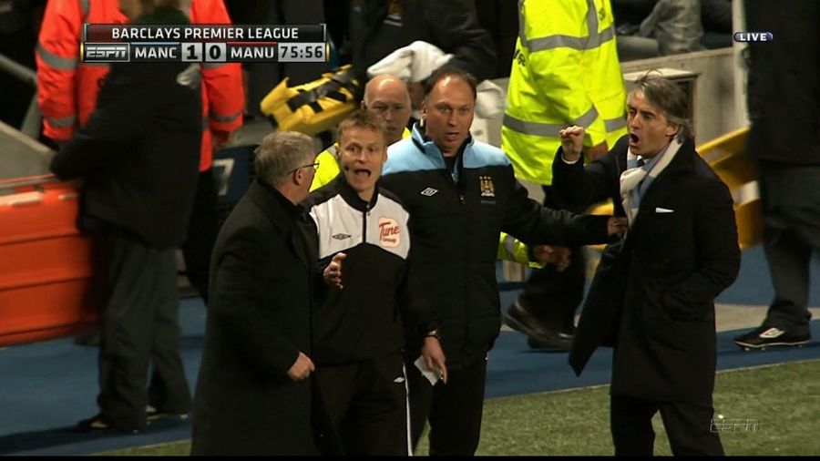 Roberto Mancini Told Sir Alex Ferguson To Shaddap You Face