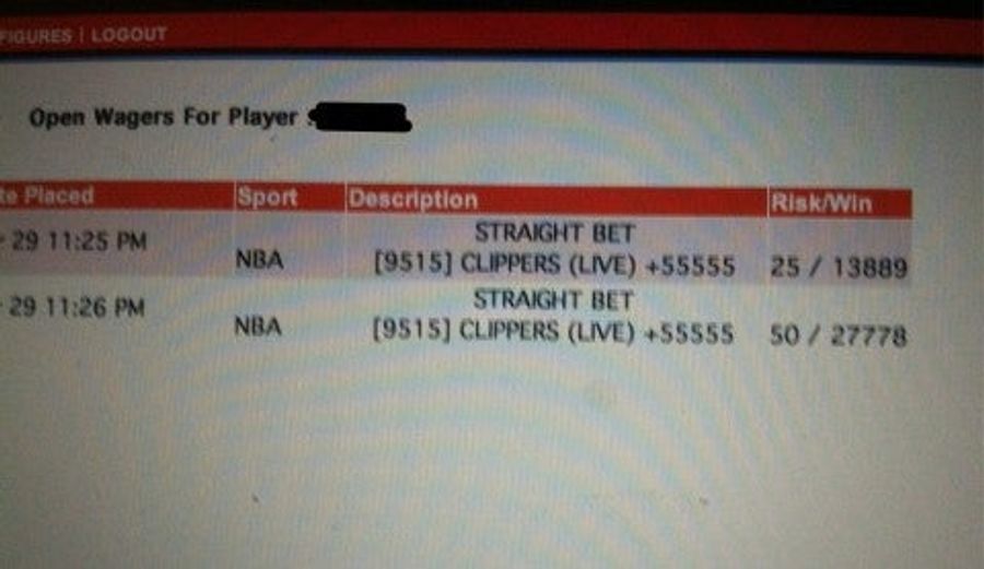 This Guy Bet On The Clippers When They Were Down Big And Turned $75 Into $41,000