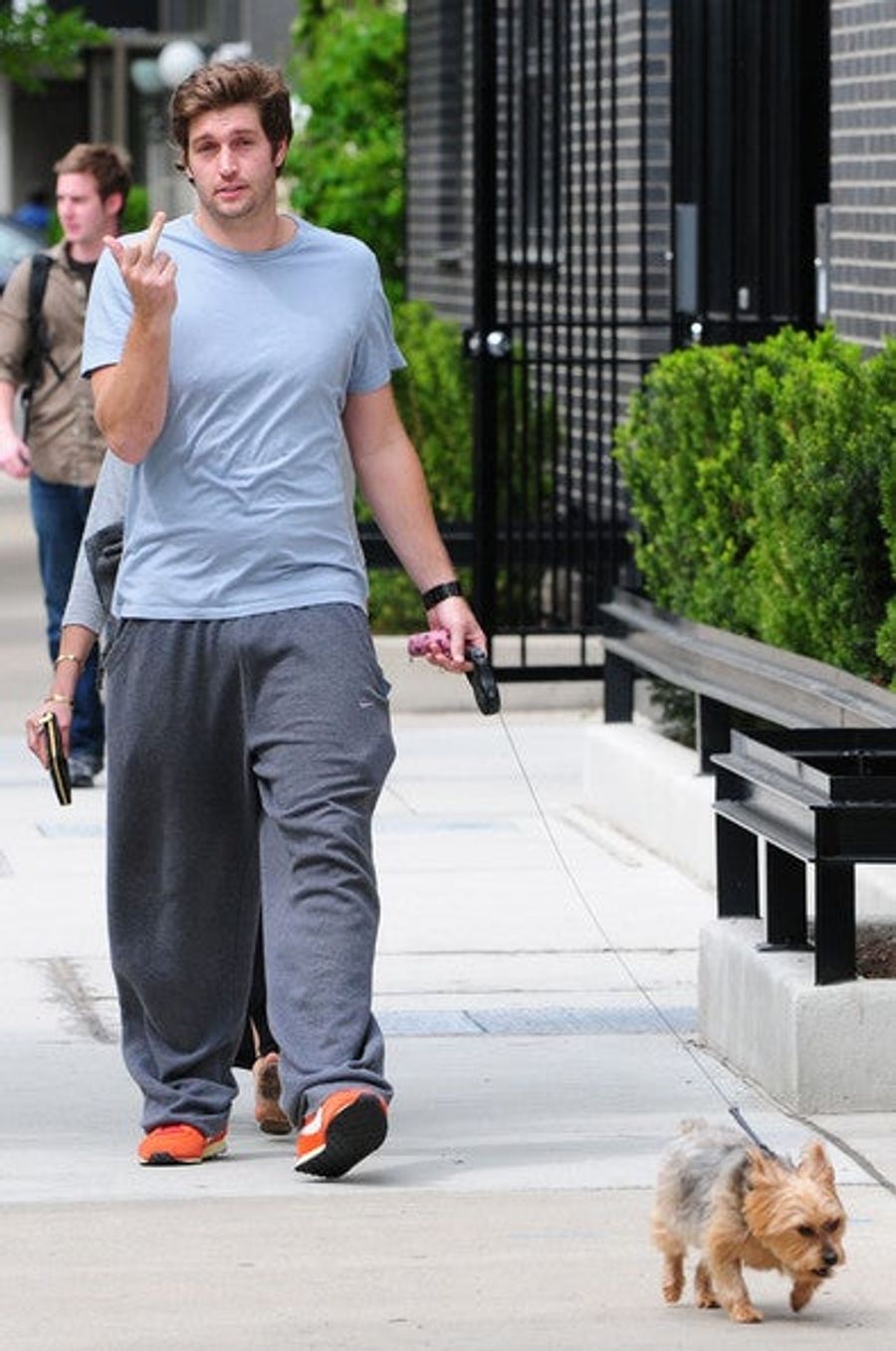 Jay Cutler And His Little Dog Have A Message For Everybody Out There