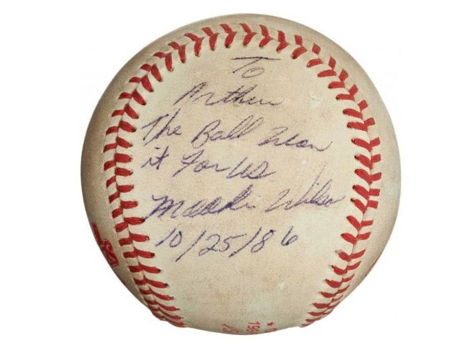 Someone Just Paid $418K For The Bill Buckner World Series Ball