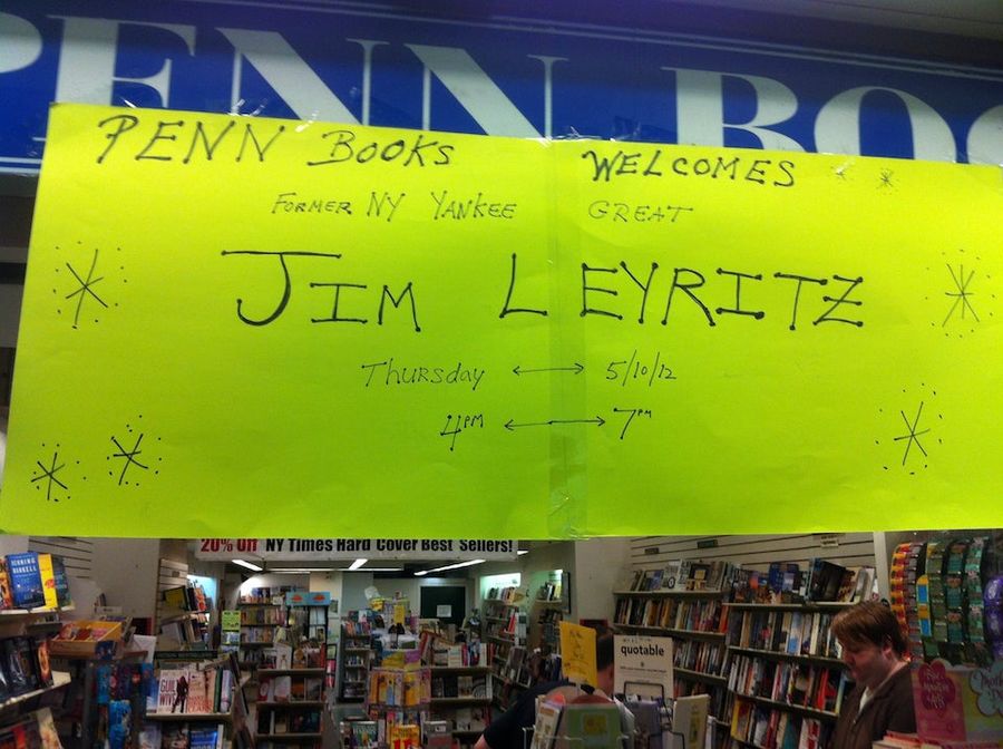 Former New York Yankee Great Jim Leyritz Will Be At A Penn Station Bookstore Next Thursday