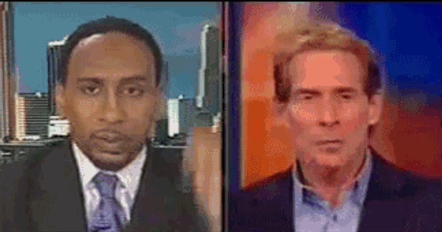 Sun Shines On The Dog's Ass That Is Stephen A. Smith, As Technical Glitch Renders Him Unable To Hear Skip Bayless