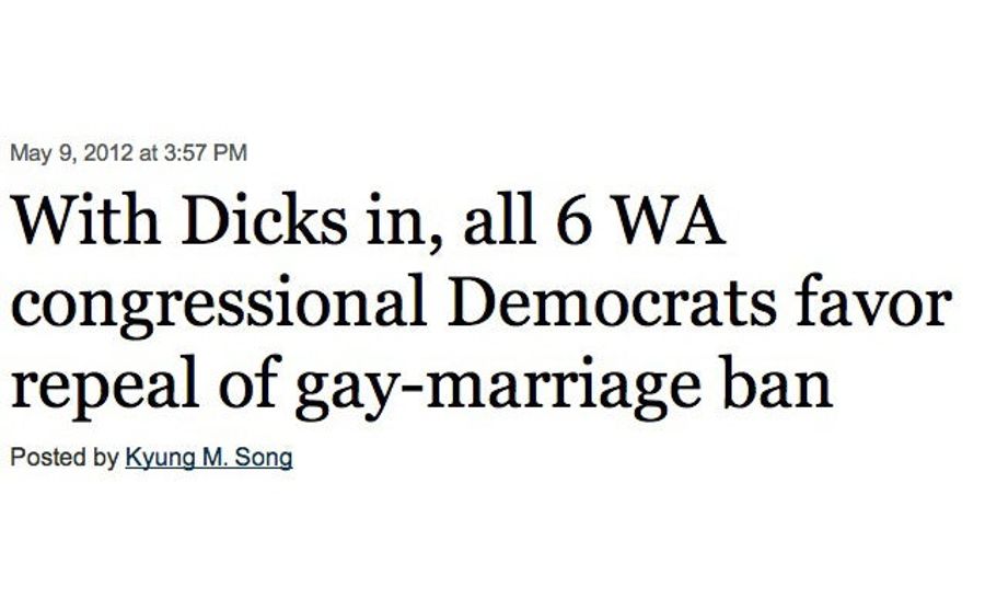 This Gay Marriage Headline Could Have Used Another Proofreader