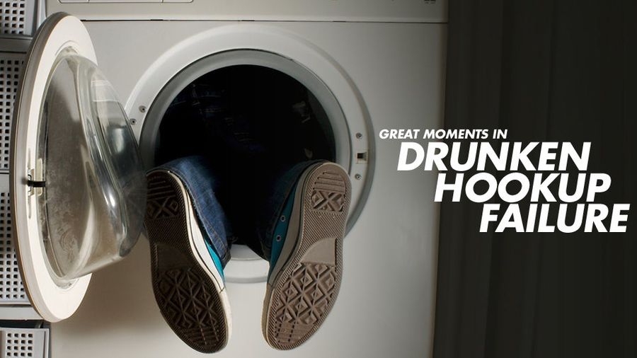 Cockblocked By A Washing Machine!