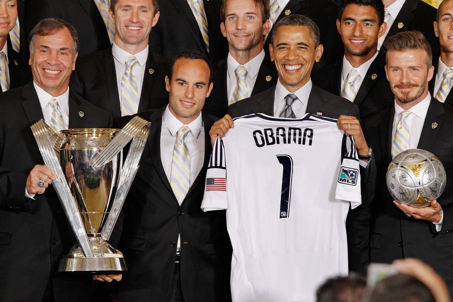 The Los Angeles Galaxy Was Extremely Happy To Visit The White House