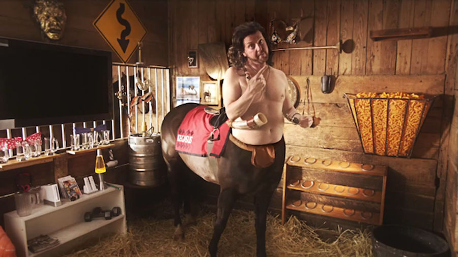 Kegasus, The Beer-Loving Mascot Of The Beer-Loving Preakness, Is Actually A Sober Phony