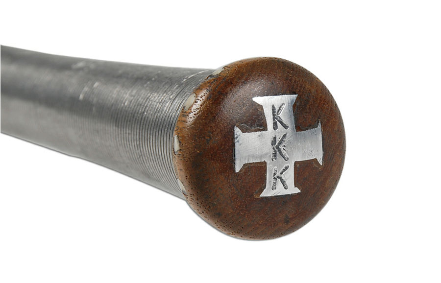 This Is One Gorgeous KKK Baseball Bat, But It's Still A KKK Baseball Bat