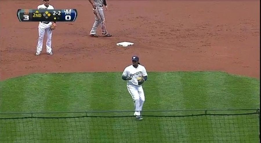 Rickie Weeks Would Have Tried To Turn A Double Play, But He Forgot