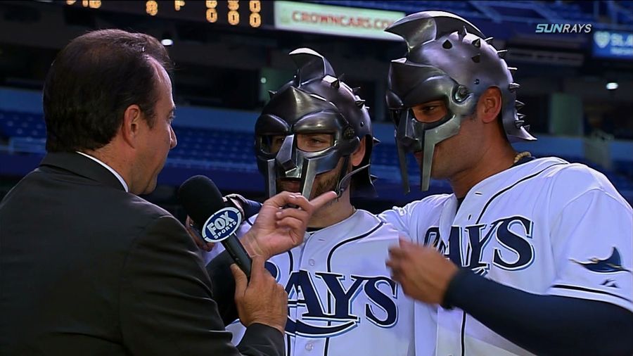 The Rays&#39; Luke Scott And Carlos Peña Ask: Are You Not Entertained?