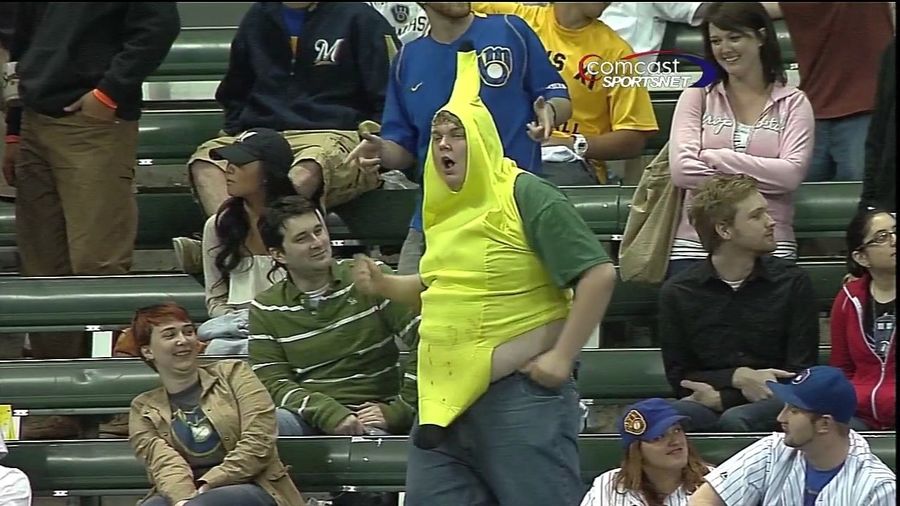 This Brewers Fan Appears To Have Eaten A Lot Of Peanut Butta Jelly In His Time