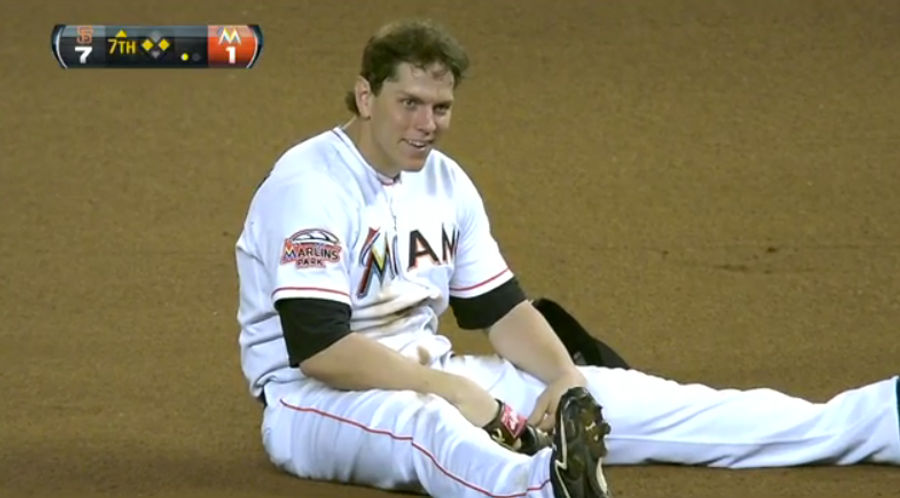 Giancarlo Stanton Nearly Killed His Cutoff Man