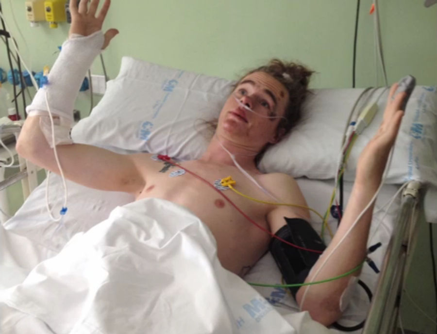 BMX Rider Hits Head, "Focuses On Vacuuming"