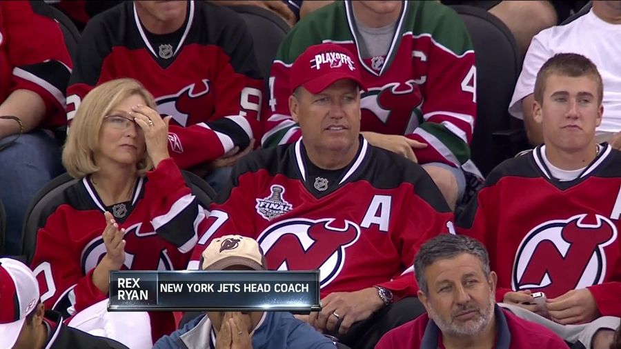 Rex Ryan: New Jersey Devils Fan