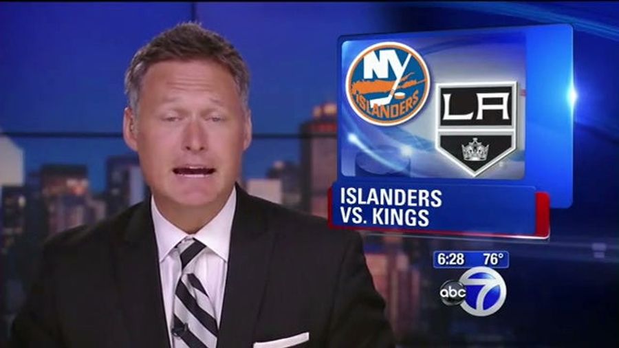 Now A New York TV Station Thinks The Islanders Are Playing The Kings In The Stanley Cup Finals