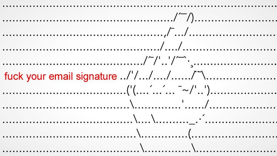 How To Not Piss Off The World With Your Email Signature