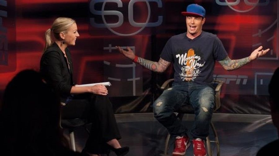Vanilla Ice Appears on <em> SportsCenter </em> Wearing "Morning Wood" T-Shirt