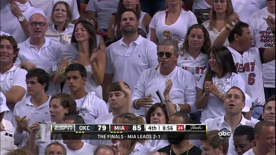 Who Is The Miami Heat Cigar Guy? [UPDATE]