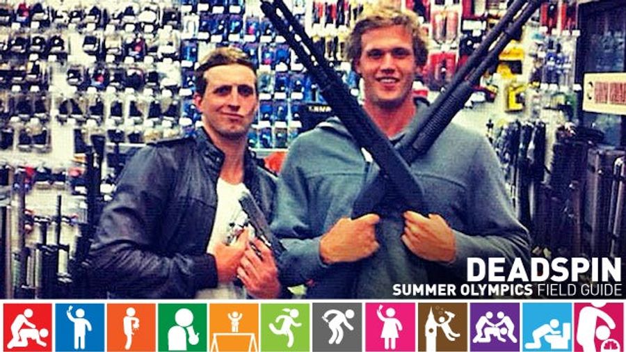 Olympics Field Guide: Nick D'Arcy And Kenrick Monk, Idiot Gun-Toting Aussie Swimmers
