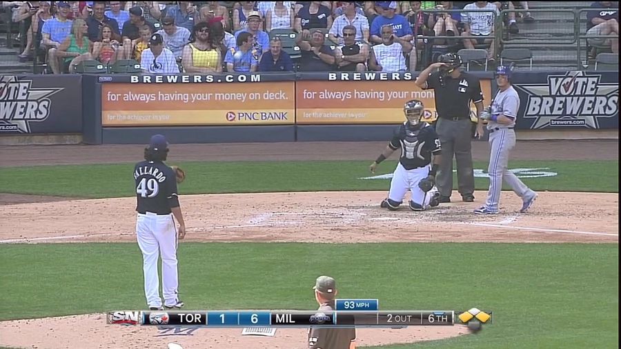 There Was An Inferior Substitute To Front-Row Amy At Yesterday&#39;s Brewers Game