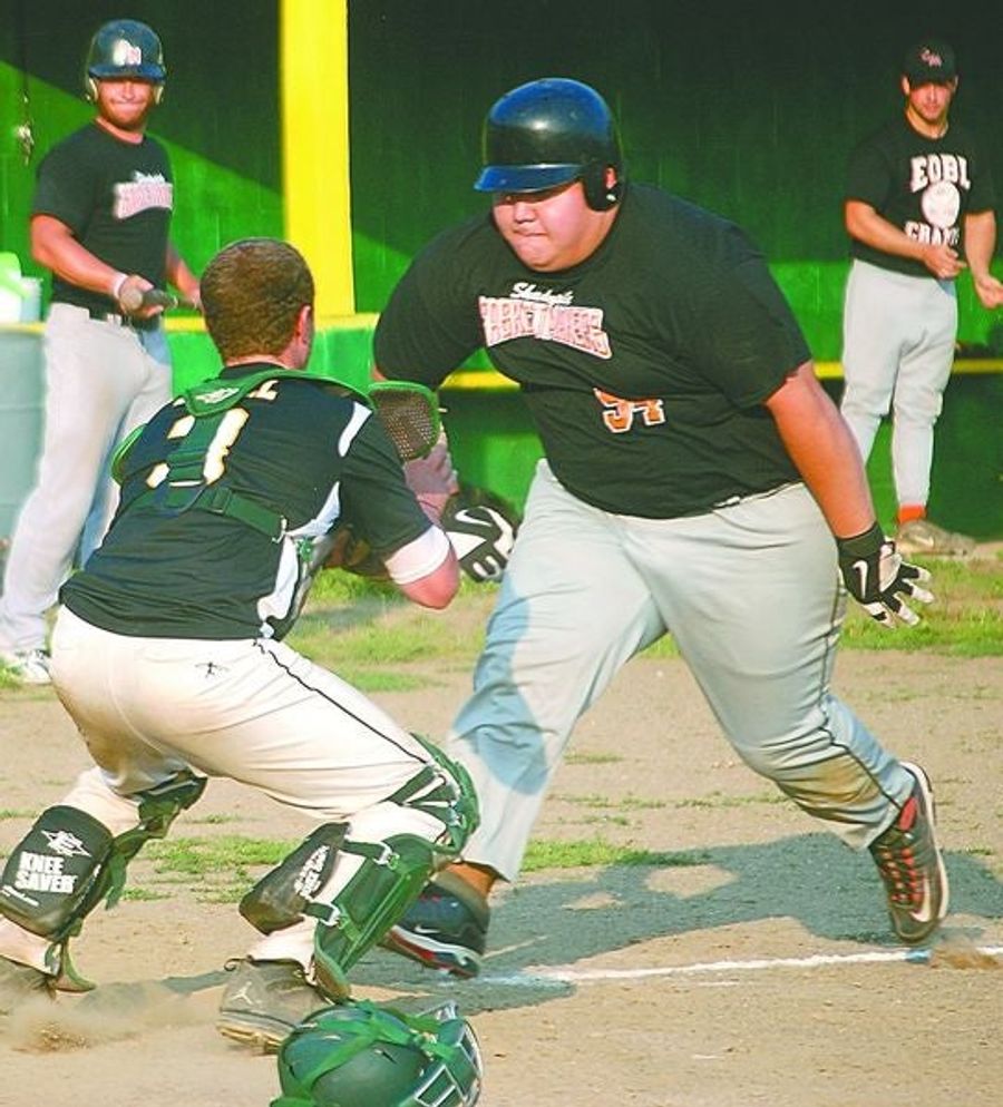If You Are A Catcher In The Steele and Cook Insurance Ohio Valley Baseball League, This Image Is Not What You Want To See