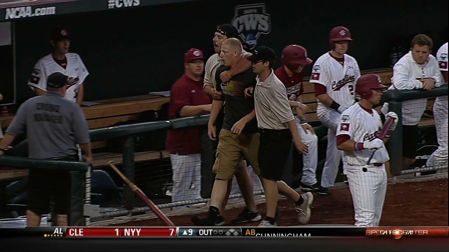 There Was An Entire Team Of Idiots On The Field At The College World Series Last Night