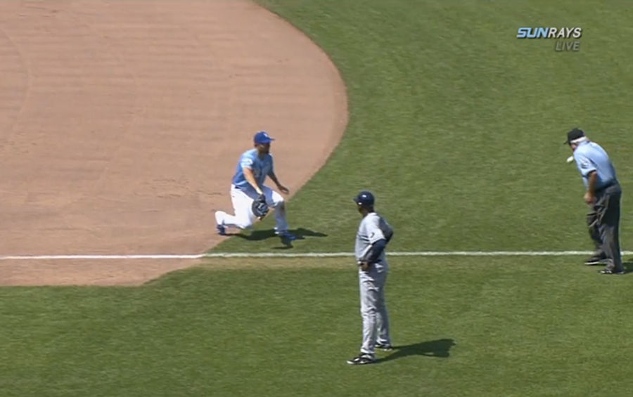 Angry Baseball Takes Out Aggression On Umpire Brian Gorman's Face