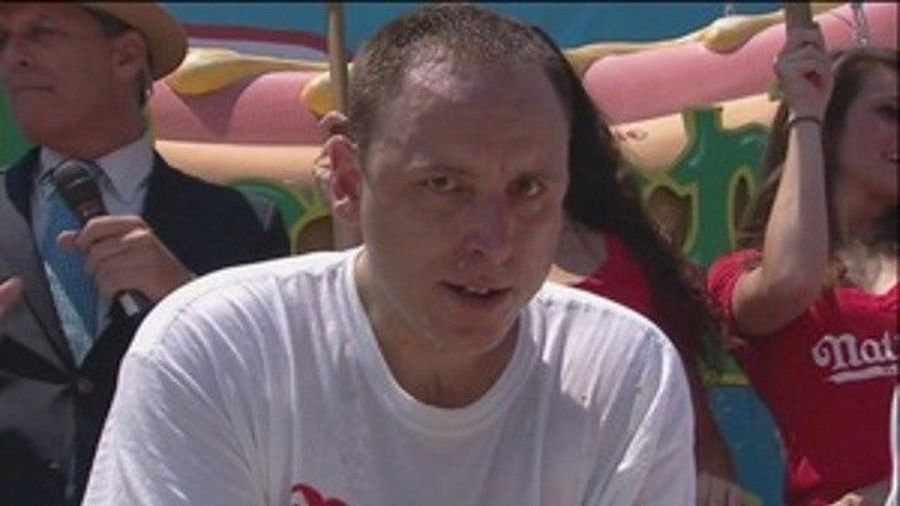 Joey Chestnut Downs 68 Hot Dogs To Win Sixth Straight Nathan's Hot Dog Eating Contest