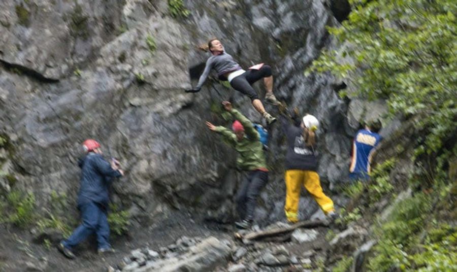 Black Hawk Helicopter Pilot Survives 50-Foot Fall During Alaskan Mountain Race