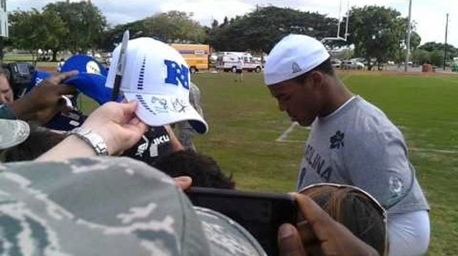 Cam Newton Is Charging For Autographs. The Horror!