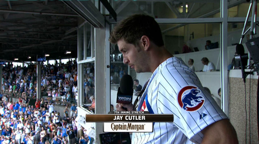 Jay Cutler: I AM SO JACKED UP FOR "TAKE ME OUT TO THE BALLGAME"