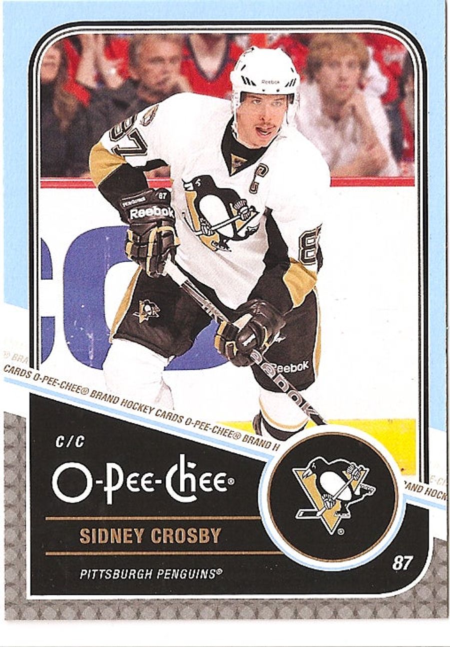 Pat Sajak Somehow Ended Up On A Sidney Crosby Hockey Card