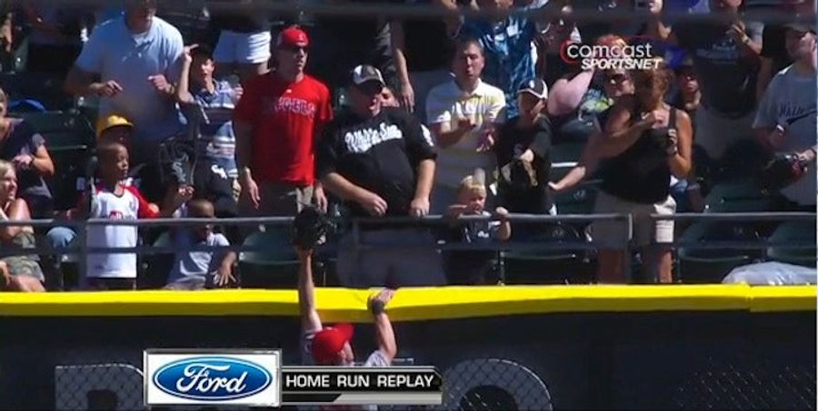 A.J. Pierzynski's Home Run Hit A Toddler Because Two Adults Got Themselves Out Of Harm's Way