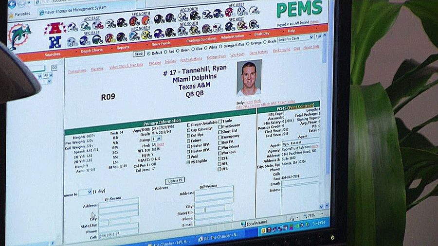 Last Night On <em>Hard Knocks</em>, We Learned What NFL GMs Use As Their Version Of Facebook (And Got Ryan Tannehill&#39;s Cell Number)