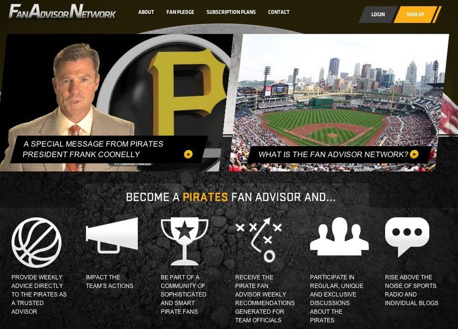 Fan Of The Pittsburgh Pirates? Prove It By Paying Them Money To Join Their Stupid Fan Club. [UPDATED]