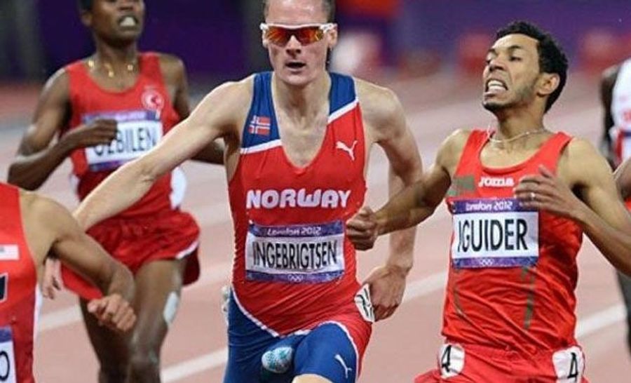 One Norwegian Runner Had An Unfortunate Uniform Malfunction During His Race