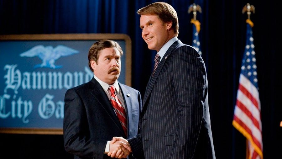 Zach Galifianakis And Will Ferrell Race To The Middle. <em>The Campaign</em>, Reviewed.