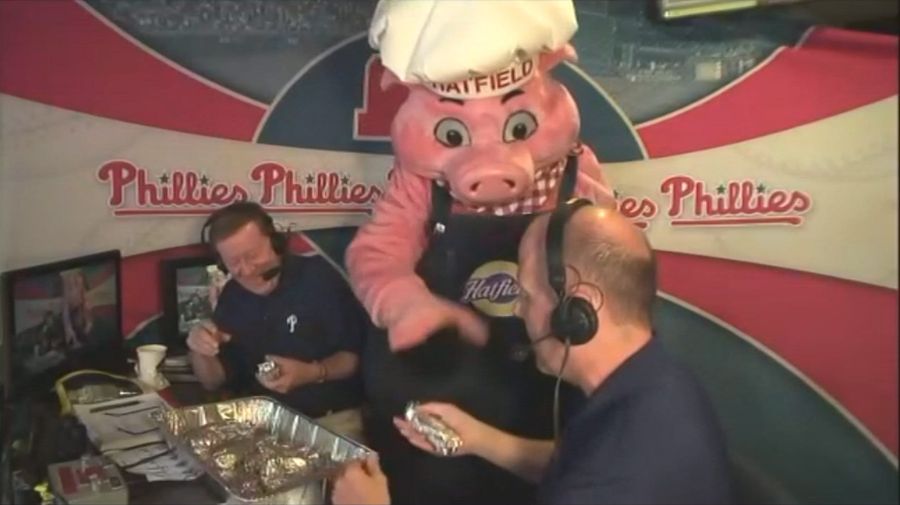 The Hatfield Pig Is Here To Share His Cannibalistic Goodness With Phillies Fans