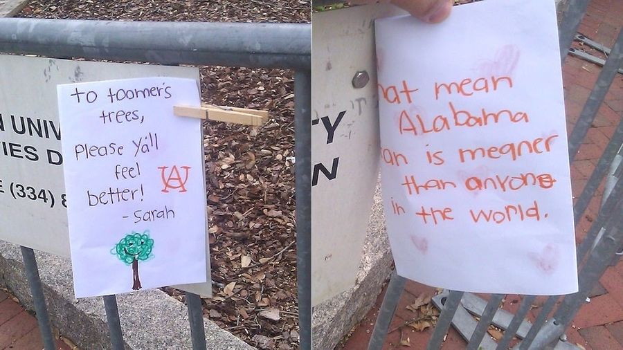 Tree-Poisoner Harvey Updyke Is "Meaner Than Anyone In The World," Writes Little Girl