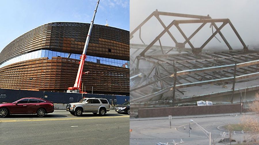 Yes, The New Brooklyn Nets Arena Is Deliberately Covered With Rust. No, It's Not A Good Idea.