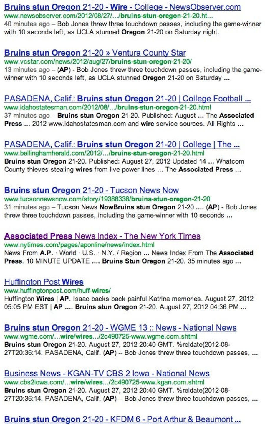 UCLA Beats Oregon In Football, According To Every Newspaper And TV Station In The Country