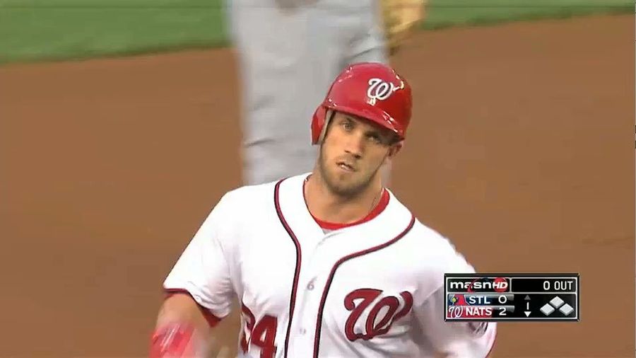 Bryce Harper Sprints Around The Bases For This Season&#39;s Fastest Home Run Trot